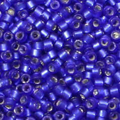 Miyuki Delica - Size 11/0 - Semi-Matte Silverlined Cobalt DB-696