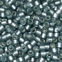 Miyuki Delica - Size 11/0 - Semi-Matte Silverlined Grey DB-697
