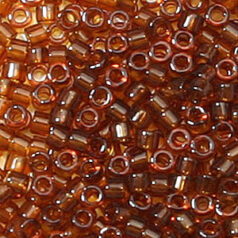 Miyuki Delica - Size 11/0 - Transparent Amber DB-709