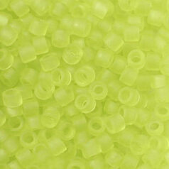 Miyuki Delica - Size 11/0 - Matte Transparent Neon Green DB-766