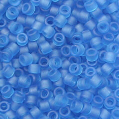 Miyuki Delica - Size 11/0 - Matte Transparent Dark Aqua DB-768