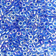 Miyuki Delica - Size 11/0 - Lined Blue AB DB-77