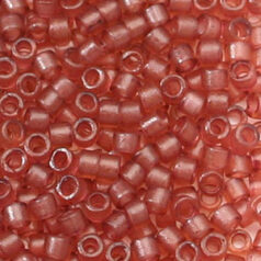 Miyuki Delica - Size 11/0 - Dyed Matte Transparent Cherry DB-773