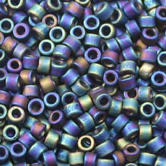 Miyuki Delica - 11/0 - Matte Opaque Grey AB DB-871