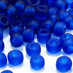 Miyuki Japanese Seed Bead, E bead size 5mm - Transparent Matte Midnight Blue (Hole size 2mm)