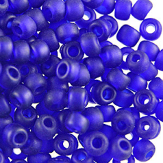 Miyuki Japanese "E" bead - Transparent Matte Cobalt