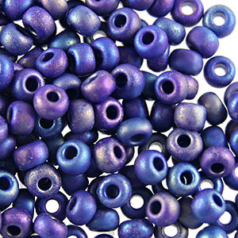 Miyuki Japanese "E" bead - Opaque Matte Iris Purple