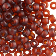 Miyuki Japanese "E" bead - Transparent Matte Brown
