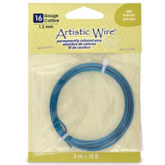 Artistic Wire 16ga. - Aqua (10 feet/pack)