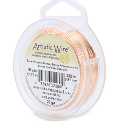 Artistic Wire 20ga. - Phosphor Bronze