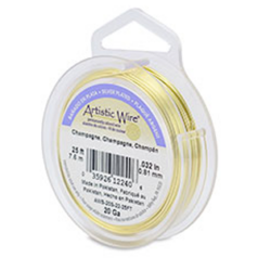 Artistic Wire SILVER 20ga. - Champagne
