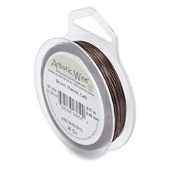 Artistic Wire 26ga. - Dark Brown