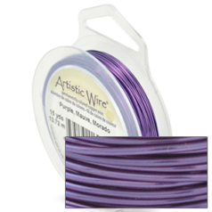 Artistic Wire 26ga. - Purple (30 yards/spool)