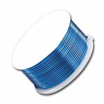 Artistic Wire SILVER 28ga. - Blue (40 yards/spool)