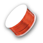 Artistic Wire SILVER 28ga. - Tangerine (40 yards/spool)