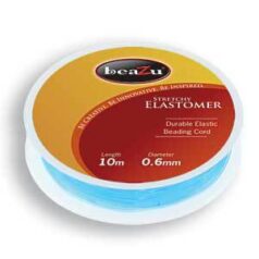 Elastic Cord, Beazu Elastomer - 0.6mm - Blue