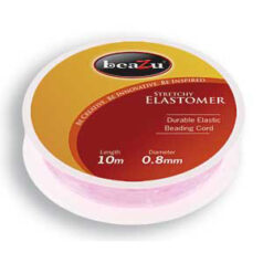 Elastic Cord, Beazu Elastomer - 0.8mm - Pink