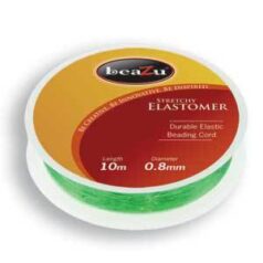 Elastic Cord, Beazu Elastomer - 0.8mm - Green