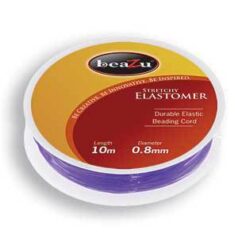 Elastic Cord, Beazu Elastomer - 0.8mm - Purple