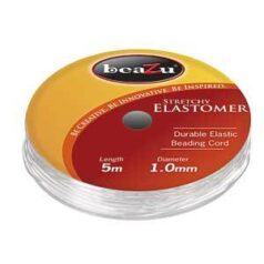 Elastic Cord, Beazu Elastomer - 1.0mm - Clear