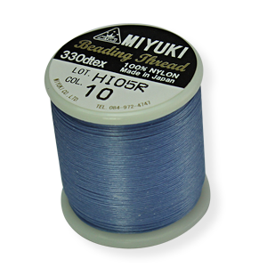 Thread, Miyuki Size B Nylon Thread, Light Blue, (50 meters/55 yard spool)