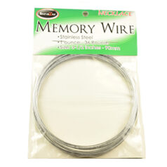 Memory Wire, Stainless Steel Necklace 3.6" to 4"