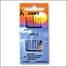 pony beading needle