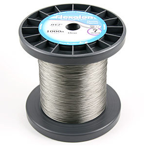 Flexalon Nylon Coated Wire - 7 Strand, 0.012", 1000ft Spool - Clear