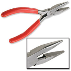 Economy 4 Inch Chain Nose Pliers with teeth