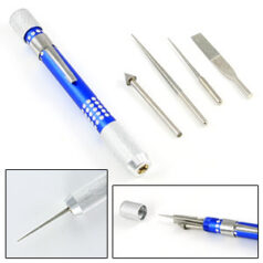 Bead Reamer Deluxe Aluminum Tool with 4 Bits Diamond Coated