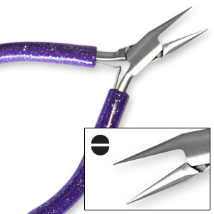 Jewelry Tools, Slim Line Chain Nose Plier 4.5"