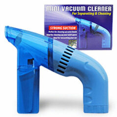 Mini Vacuum, Battery Powered, Comes with flexible nozzle.