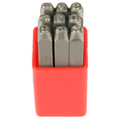 Number Stamp Set (0-9) 3mm size