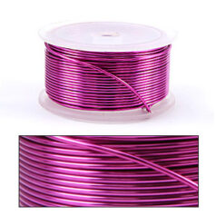 Smart Wire, Coloured Copper  18ga. - Fuchsia Silver Plated