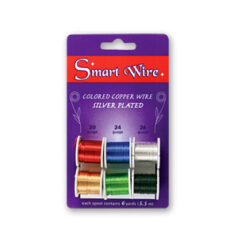 Smart Wire, Coloured Copper  Kit - 6 spools multicolor silver (mix of 20ga,24ga,26ga)