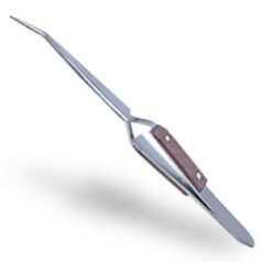 Tweezer Stainless Steel 6.5 inches - Bent Tips