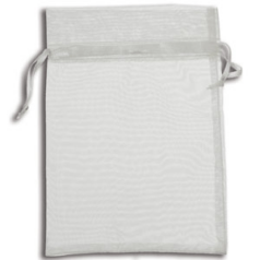 Organza Jewelry Bags 10 x 15cm - IVORY COLOR