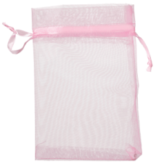 Organza Jewelry Bags - 4" x 6" - PINK