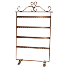 Ant. Copper Earring Stand 28 pair  - WxDxH is 18.5x10x37.5cm