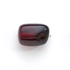 Bead, Acrylic Baroque Style,16x20mm - Red to Dark Red
