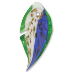 42x84mm Leaf - White/Blue/Green