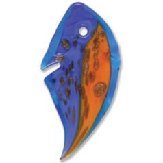 42x84mm Leaf - Blue/Orange/Aqua