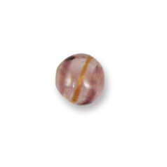 Bead, Japanese Sassoon Lampwork Glass, 12mm Round bead, Opal Swirl - Amethyst (Hole Size 1.5mm)