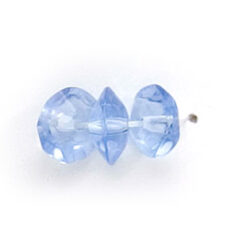 4x8mm Disc (hole size 1.3mm), Light Sapphire