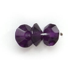 4x8mm Disc (hole size 1.3mm), Tanzanite