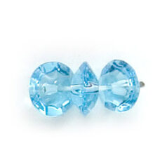 4x8mm Disc (hole size 1.3mm), Aqua