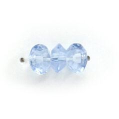 3x6mm Disc (hole size 1.2mm), Light Sapphire