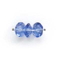 3x6mm Disc (hole size 1.2mm), Sapphire