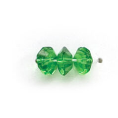 3x6mm Disc (hole size 1.2mm), Light Emerald