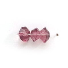 3x6mm Disc (hole size 1.2mm), Dark Amethyst